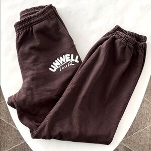 Call Her Daddy Unwell Tour - Heavyweight Sweatpants Dark Brown Size M